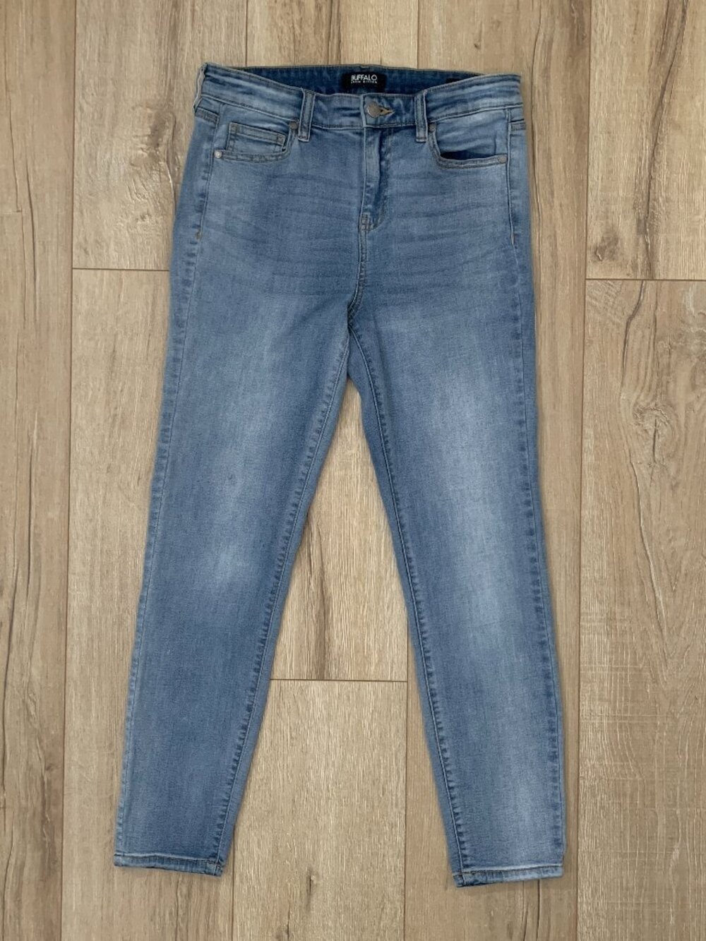 Buffalo David Bitton Aubrey Jeans Womens 4 Blue High Rise Stretch Ankle Grazer